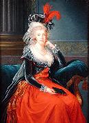 elisabeth vigee-lebrun Portrait of Maria Carolina of Austria  Queen consort of Naples oil painting